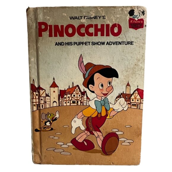 Vintage Pinocchio by Walt Disney Hardback Children's Book 1972 - Picture 1 of 4